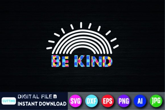 Be Kind Shirt-Kindness Rainbow Positive Graphics