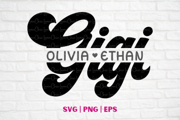 Gigi Monogram - Mother's Day Graphics