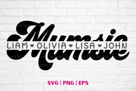 Mumsie Monogram - Mother's Day Graphics