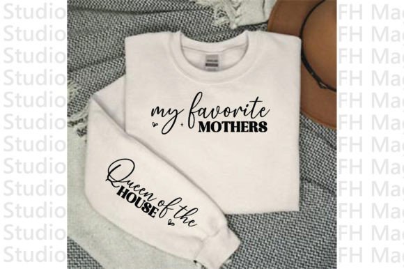 My Favorite Mothers Sleeve SVG, Graphics