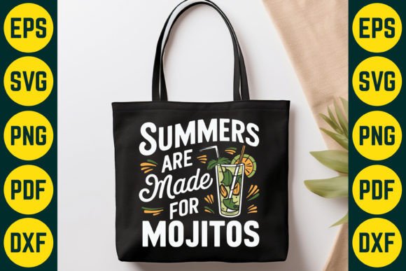 Summers Are Made for Mojitos SVG Design
